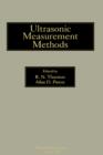 Image for Ultrasonic measurement methods