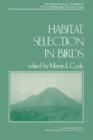 Image for Habitat Selection in Birds