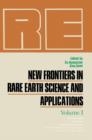 Image for New Frontiers in Rare Earth Science and Applications.: Academic Press Inc.,u.s. : v. 1.