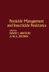 Image for Pesticide management and insecticide resistance