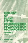 Image for Biology of Plant Litter Decomposition