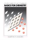 Image for Study Guide to Accompany Basics for Chemistry, David A. Ucko