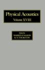Image for Physical Acoustics.: Including Tables of Contents (Cumulative subject and author index)