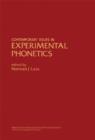 Image for Contemporary Issues in Experimental Phonetics
