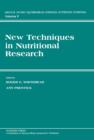 Image for New techniques in nutritional research