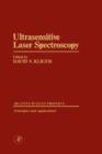 Image for Ultrasensitive Laser Spectroscopy
