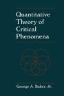 Image for Quantitative Theory of Critical Phenomena.