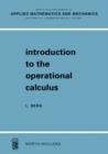 Image for Introduction To The Operational Calculus
