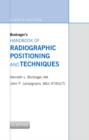 Image for Bontrager&#39;s handbook of radiographic positioning and techniques.
