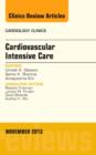 Image for Cardiovascular Intensive Care, An Issue of Cardiology Clinics