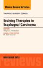 Image for Evolving Therapies in Esophageal Carcinoma, An Issue of Thoracic Surgery Clinics
