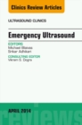 Image for Emergency Medicine, An Issue of Ultrasound Clinics : 9-2