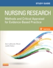Image for Study guide for nursing research: methods and critical appraisal for evidence-based practice