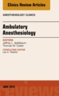 Image for Ambulatory anesthesia