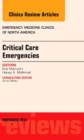 Image for CRITICAL CARE EMERGENCIES AN ISSUE OF EM