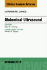 Image for Abdominal Ultrasound, An Issue of Ultrasound Clinics : 9-4