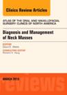 Image for Diagnosis and management of neck masses : Volume 23-1