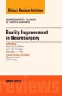 Image for Quality improvement in neurosurgery : Volume 26-2