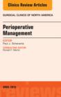Image for Perioperative management