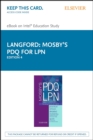 Image for Mosby&#39;s PDQ for LPN: practical, detailed, quick nursing facts at hand