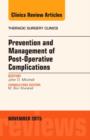 Image for Prevention and management of post-operative complications : Volume 25-4