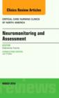 Image for Neuromonitoring and assessment : Volume 28-1