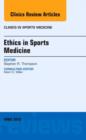 Image for Ethics in sports medicine : Volume 35-2