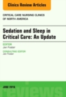 Image for Sedation and sleep in critical care : Volume 28-2