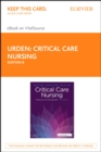 Image for Critical care nursing: diagnosis and management.