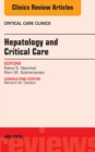Image for Hepatology and critical care: an issue of critical care clinics : 32-3