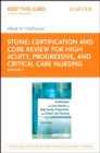 Image for Certification &amp; core review for high acuity, progressive, and critical care nursing