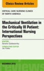 Image for Mechanical ventilation in the critically ill patient: international nursing perspectives