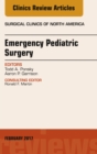 Image for Emergency pediatric surgery
