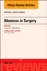Image for Advances in Surgery, An Issue of Critical Care Clinics