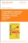 Image for Saunders guide to success in nursing school: 2017-2018 : a student planner