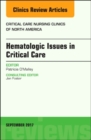 Image for Hematologic issues in critical care : Volume 29-3