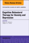 Image for Cognitive behavioral therapy for anxiety and depression : Volume 40-4