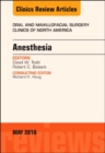 Image for Anesthesia, An Issue of Oral and Maxillofacial Surgery Clinics of North America