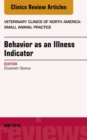 Image for Behavior as an illness indicator