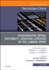 Image for Degenerative Spinal Deformity: Creating Lordosis in the Lumbar Spine, An Issue of Neurosurgery Clinics of North America