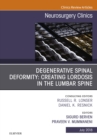 Image for Degenerative spinal deformity: creating lordosis in the lumbar spine : Volume 29-3