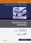 Image for Prevention and Screening, An Issue of Primary Care: Clinics in Office Practice, Ebook : Volume 46-1