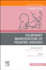 Image for Pulmonary manifestations of pediatric diseases : Volume 68-1