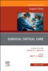 Image for Surgical Critical Care, An Issue of Surgical Clinics