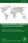 Image for Prevention Science and Research in Intellectual and Developmental Disabilities : Volume 61