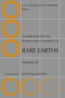 Image for Handbook on the Physics and Chemistry of Rare Earths Volume 59: Including Actinides