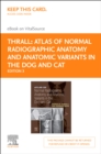 Image for Atlas of Normal Radiographic Anatomy and Anatomic Variants in the Dog and Cat