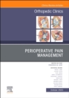 Image for Perioperative pain management : Volume 54-4
