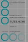Image for Handbook on the Physics and Chemistry of Rare Earths Volume 61: Including Actinides