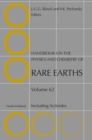 Image for Handbook on the Physics and Chemistry of Rare Earths Volume 62: Including Actinides
